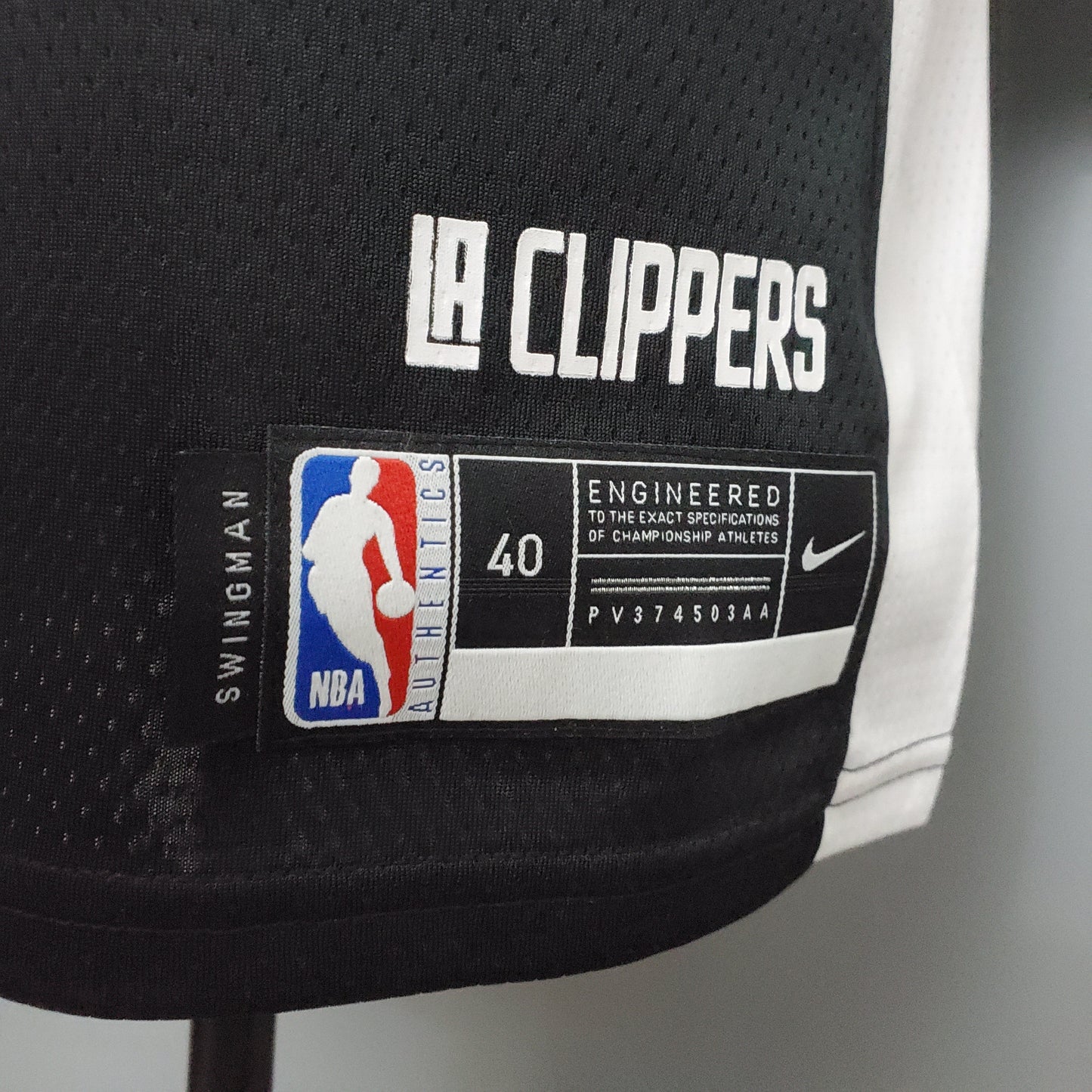 Camiseta Los Angeles Clippers "Connect" Negra NBA