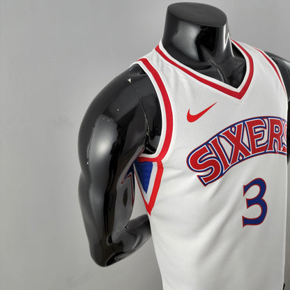 Camiseta Philadelphia 76ers Allen Iverson "Rookie Season" Blanca