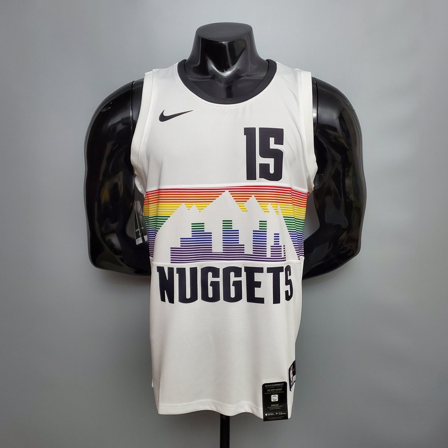 Camiseta Denver Nuggets "City Edition" Blanca Nikola Jokic