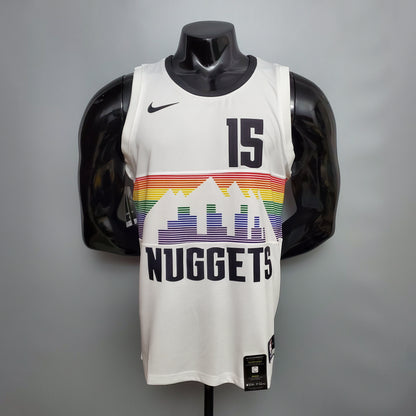 Camiseta Denver Nuggets "City Edition" Blanca Nikola Jokic