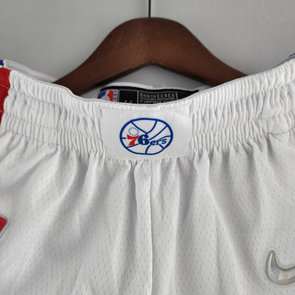 Camiseta Philadelphia 76ers NBA Shorts Blancos