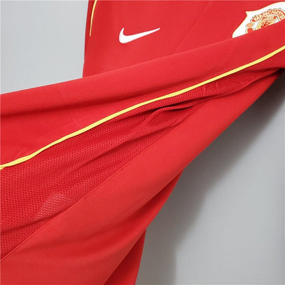 Camiseta Manchester United Retro Local Manga Larga 2006/07