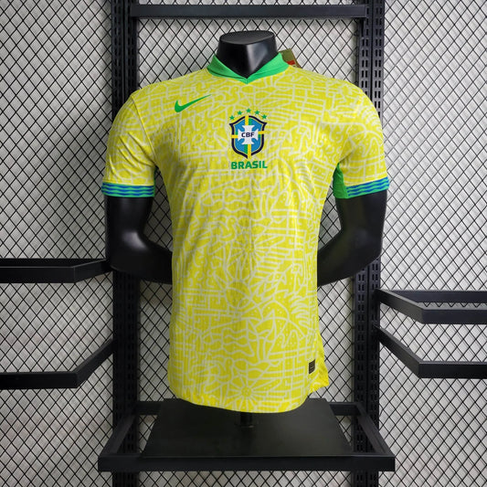 Camiseta Brasil Local 2024 Versión Jugador