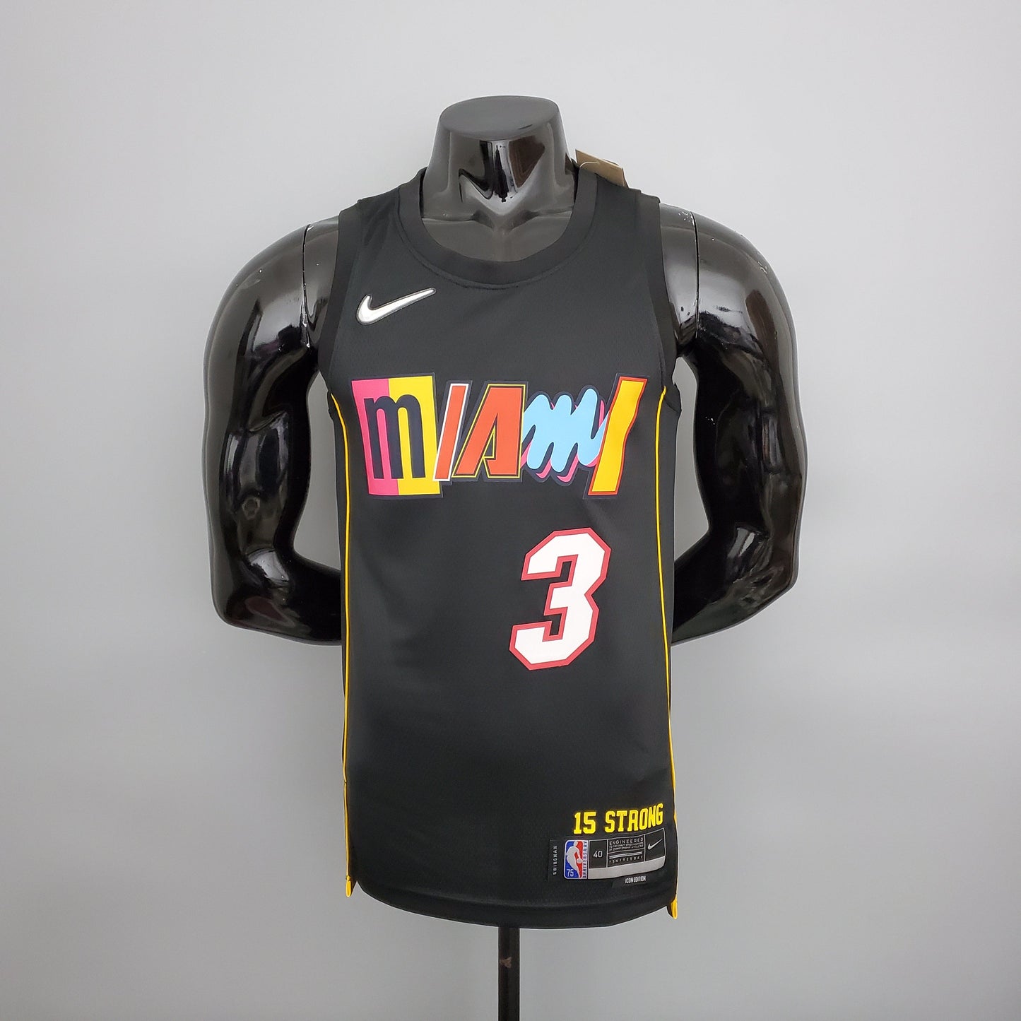 Camiseta Miami Heat "City Edition" Negra
