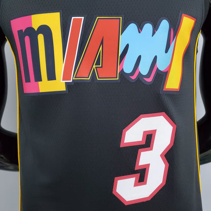 Camiseta Miami Heat "City Edition" Negra