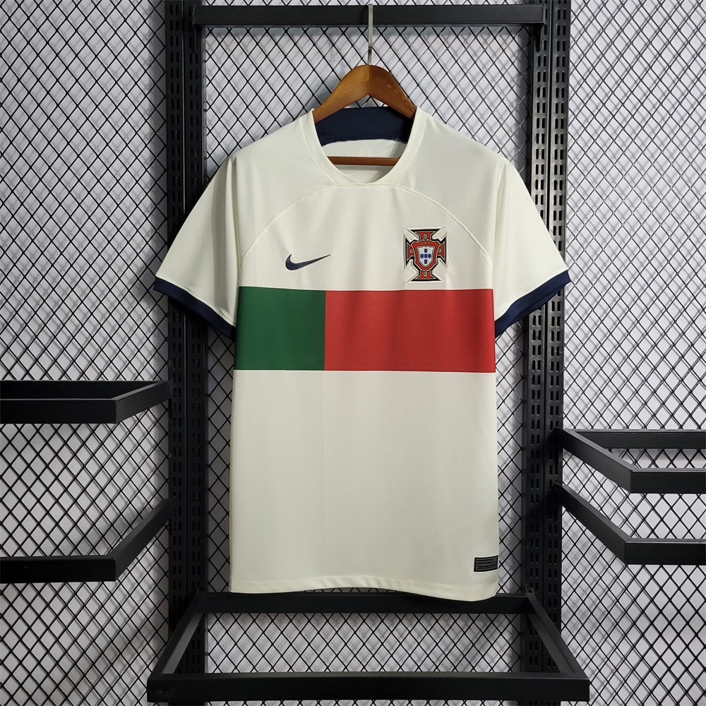 Camiseta Portugal Visitante Qatar 2022 Versión Fan