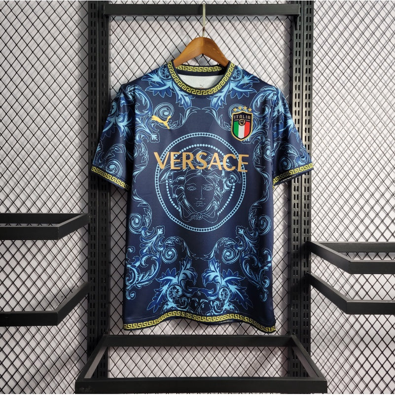 Camiseta Italia Versace 2023 Versión Fan