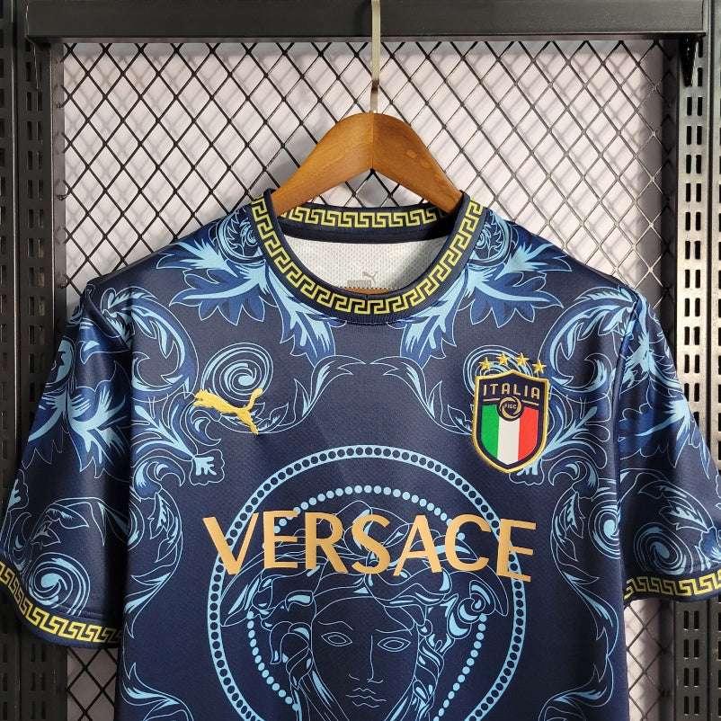Camiseta Italia Versace 2023 Versión Fan