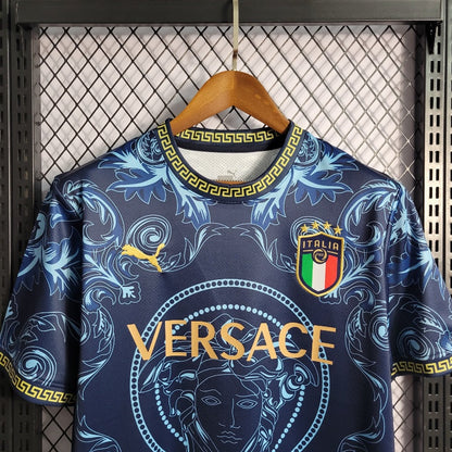 Camiseta Italia Versace 2023 Versión Fan