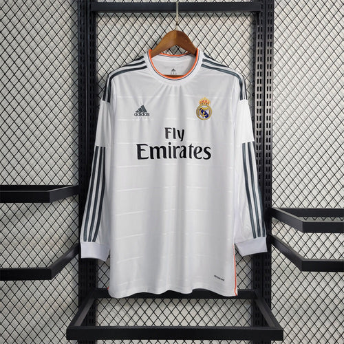 Camiseta Real Madrid Local Manga Larga Retro 2013/14